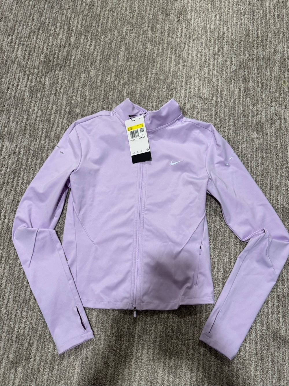 Nike Women's Lavender Full-Zip Training Jacket